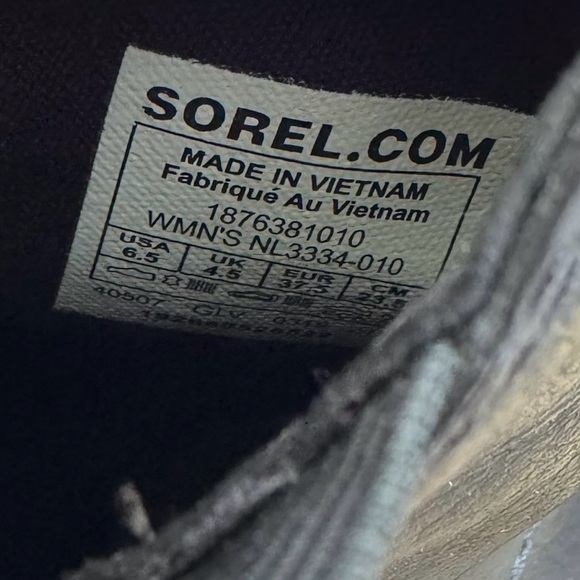 Sorel Waterproof Leather Harlow Chelsea Boot Ankle Booties Black Size 6.5 - Picture 15 of 16